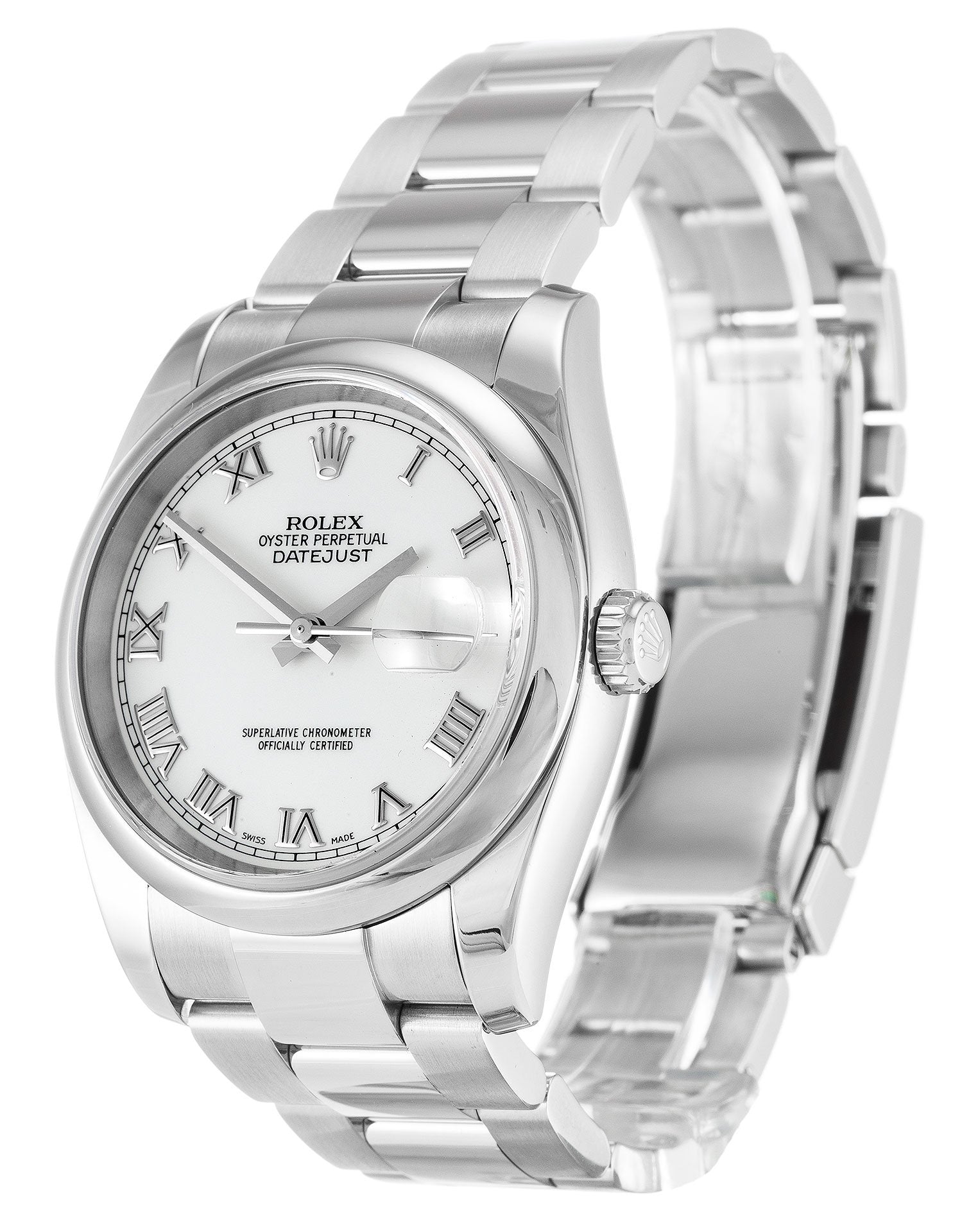 Replica Rolex Datejust 36mm White Dial 116200-2