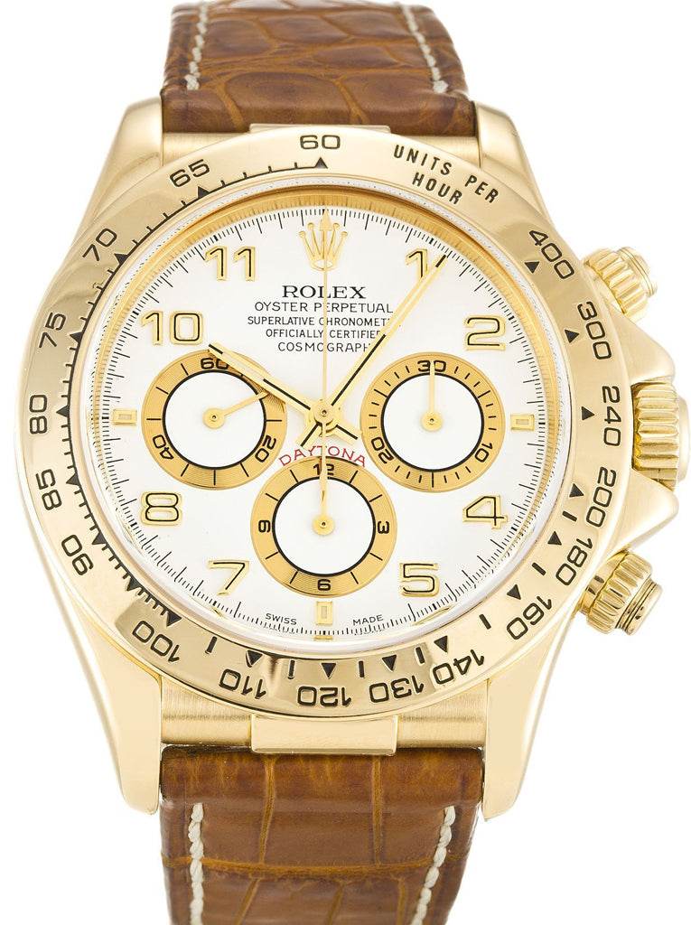 Replica Rolex Daytona 40mm White Dial 16518-2