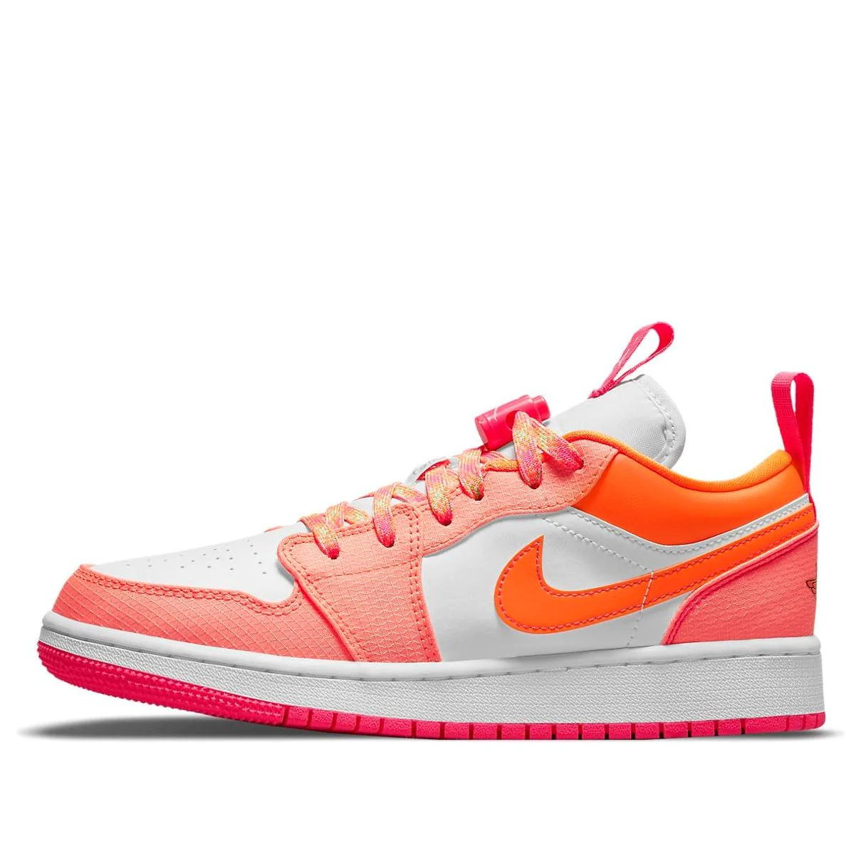 (GS) Air Jordan 1 Low Utility 'Crimson Pulse' DJ0530-801