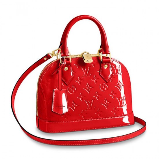 Louis Vuitton Alma BB Red M90174 Pink M50415 Burgundy M91678 Black M90063 Cherry M90259