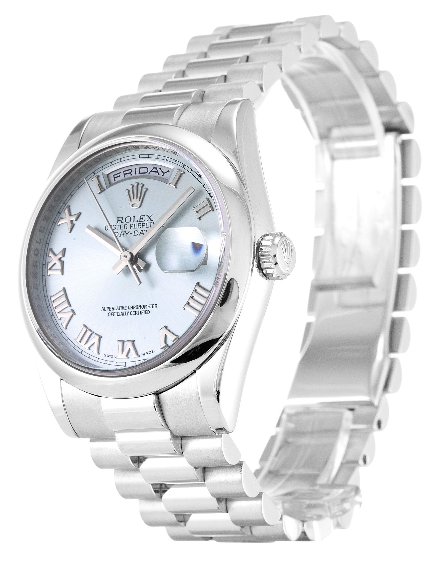 Replica Rolex Day-Date 36mm Blue Dial 118206