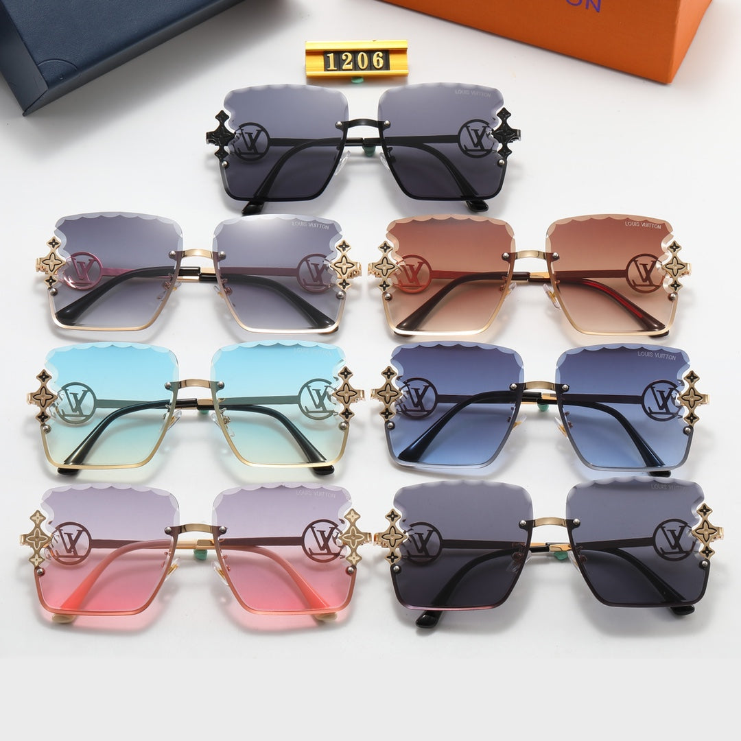 7 Color Women's Sunglasses—1206