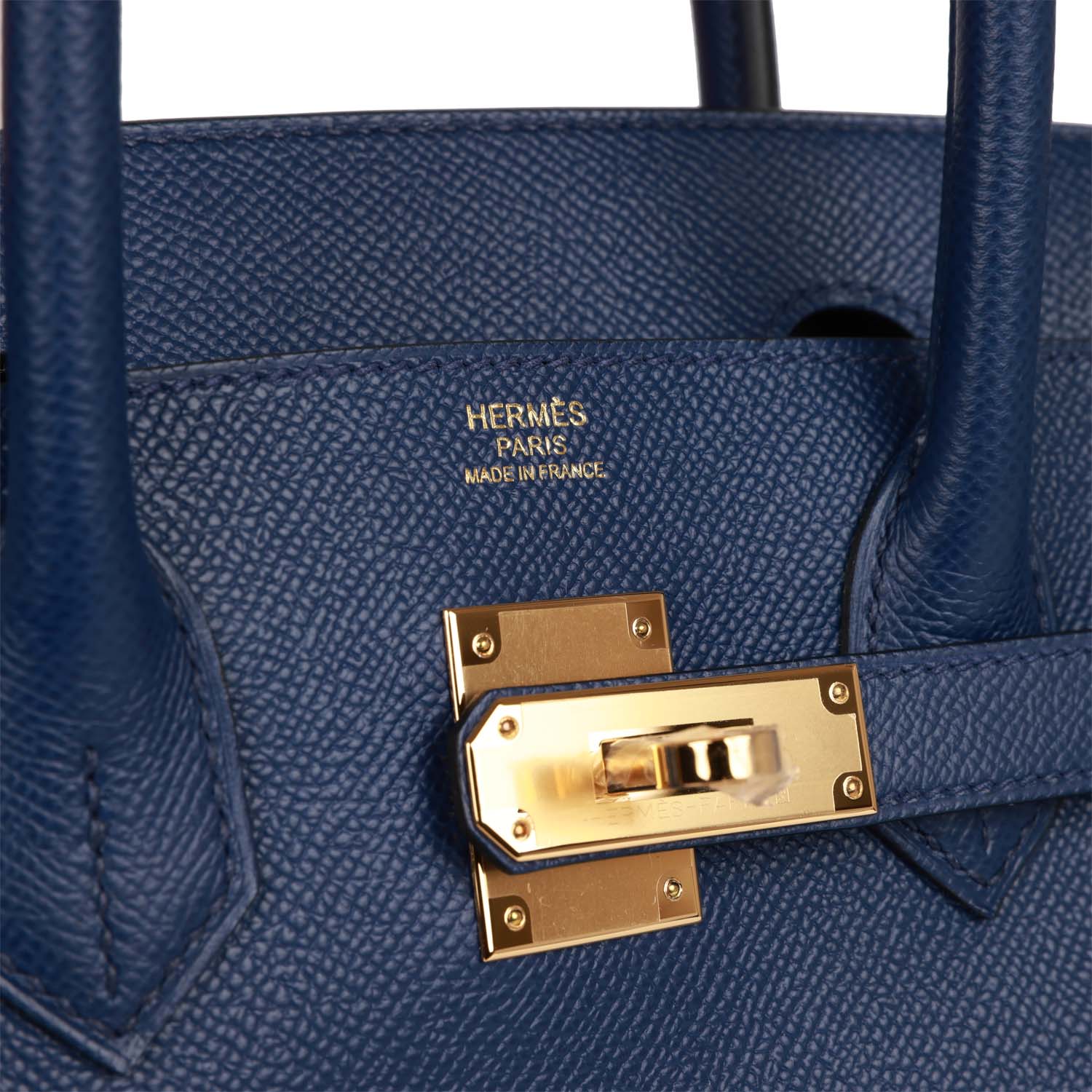 Hermès Birkin 30 Bleu Saphir Epsom Gold Hardware