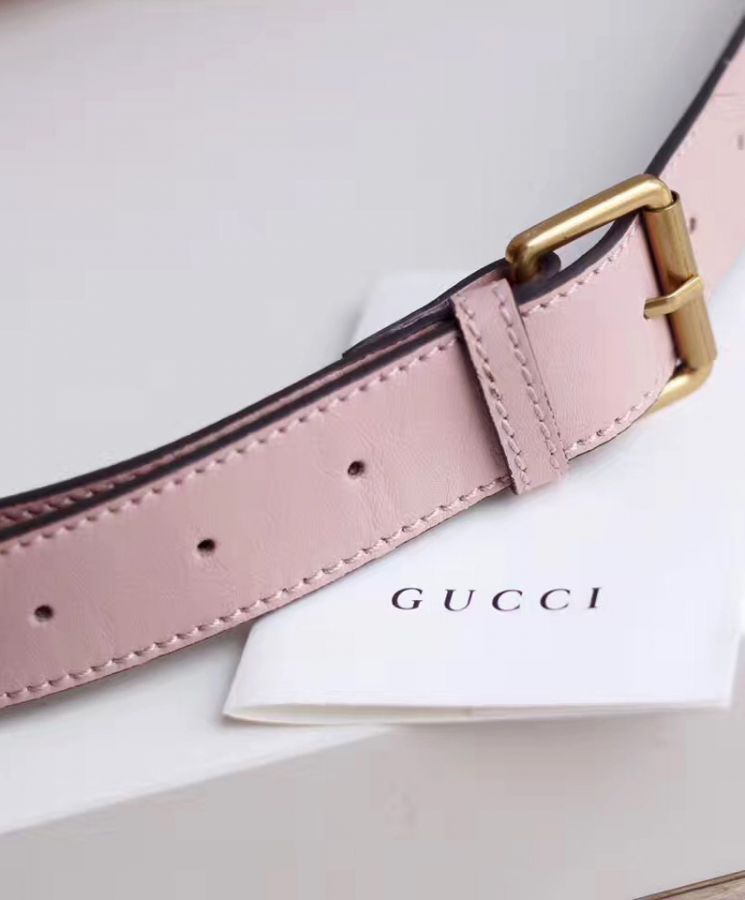 Gucci GG Marmont Matelasse Leather Belt Bag 476434