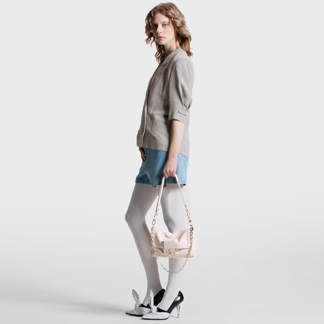 Louis Vuitton M25050 Dauphine Soft MM White