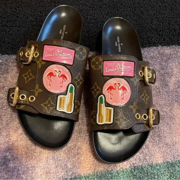 World Tour Bom Dia Mule Slides Sandals