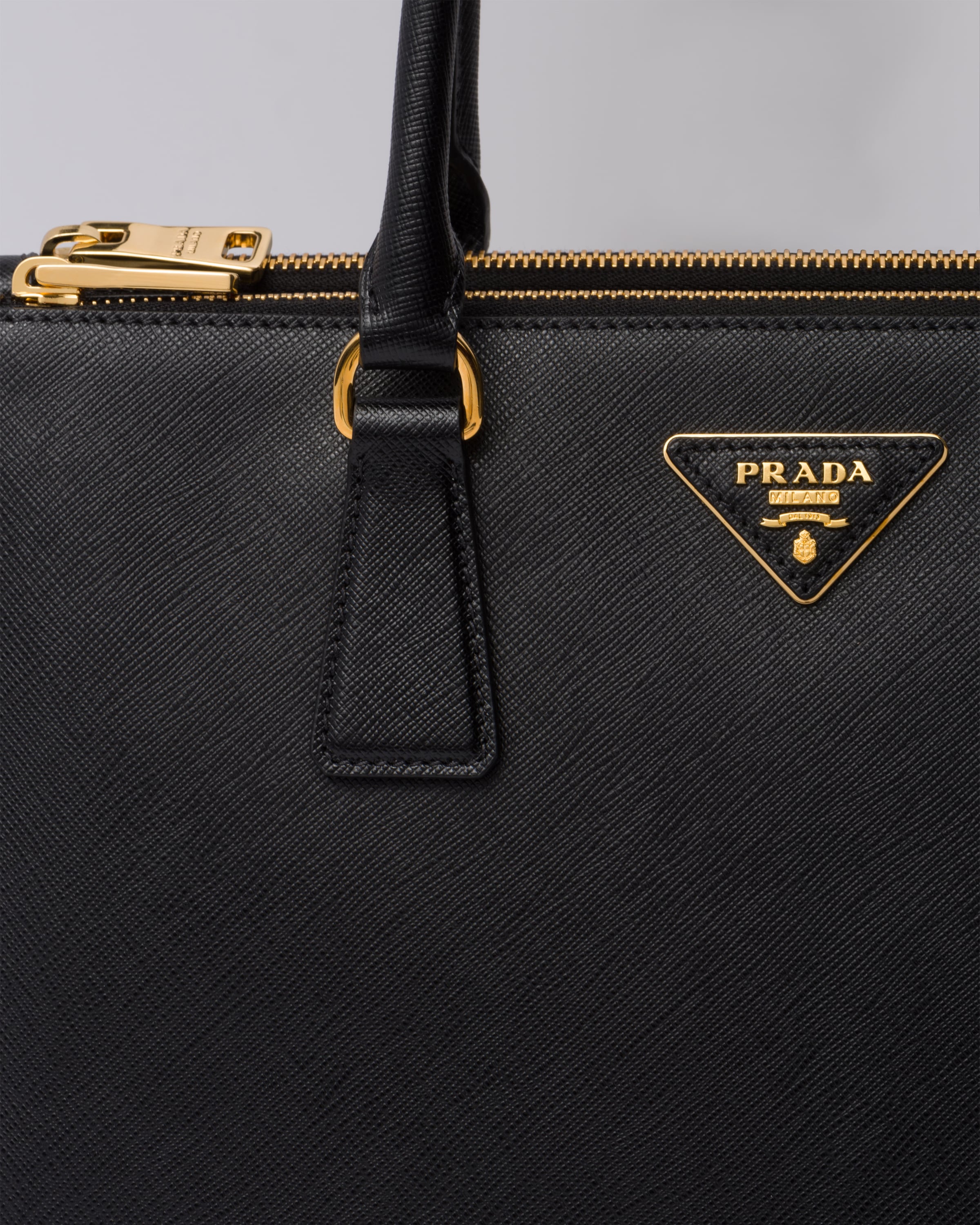 Prada Large Galleria Saffiano leather bag - Black
