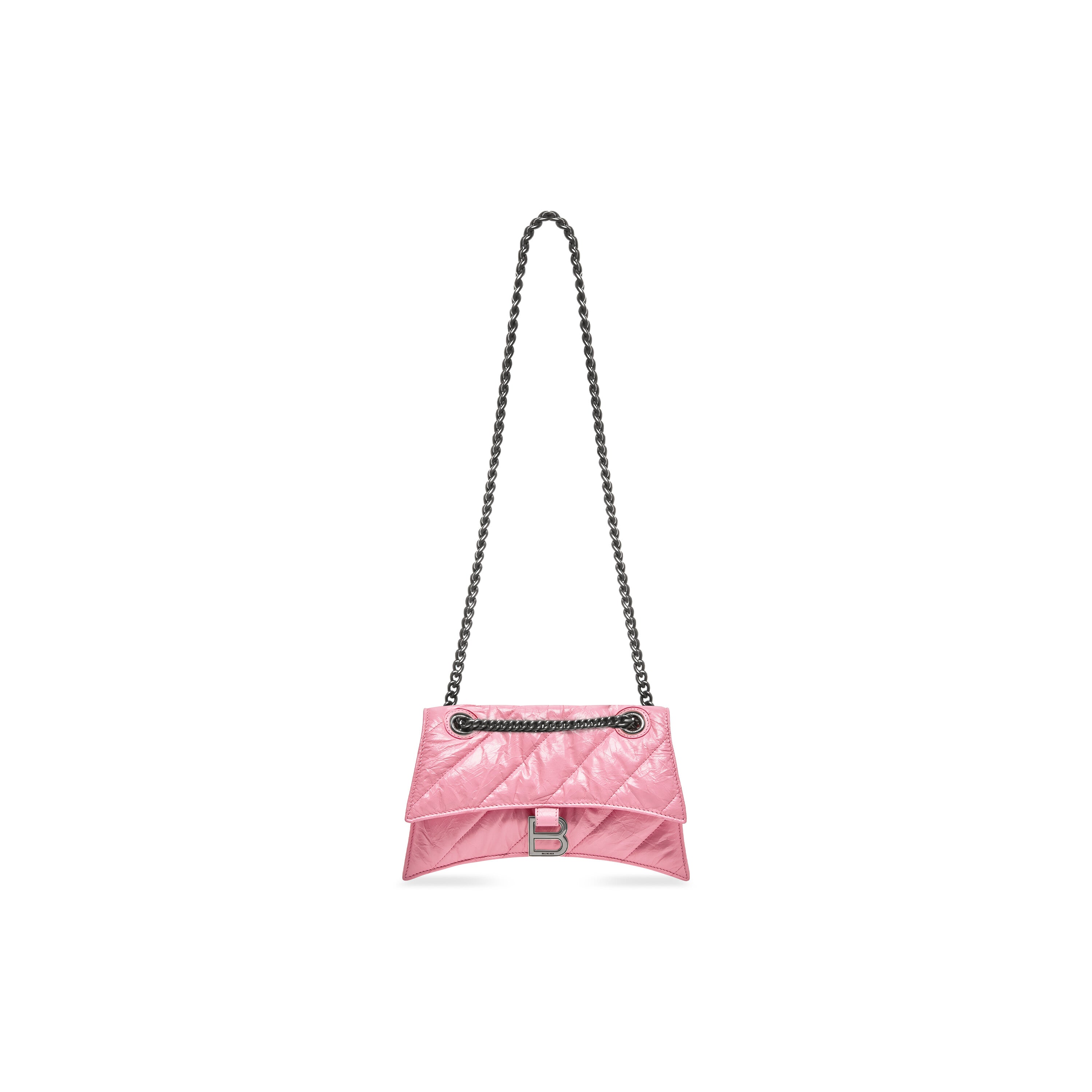 WOMEN'S CRUSH SMALL CHAIN BAG QUILTED IN PINK