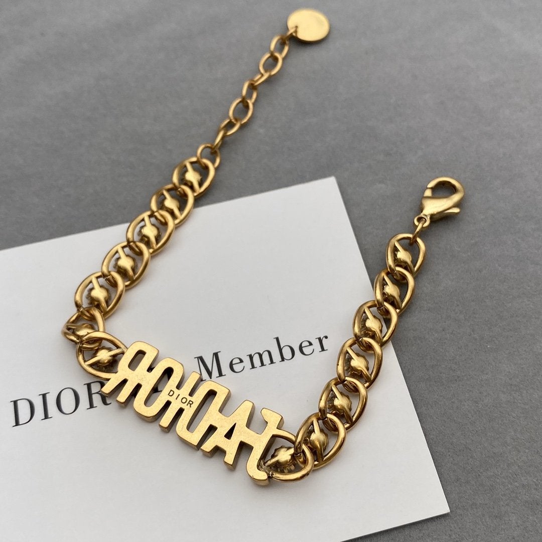 retro colored diamond bracelet