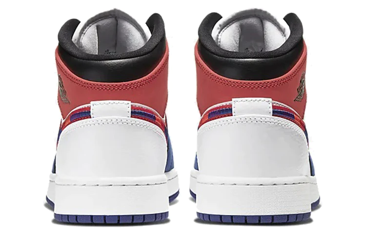 (GS) Air Jordan 1 MID SE 'Multicolored Swoosh' BQ6931-146