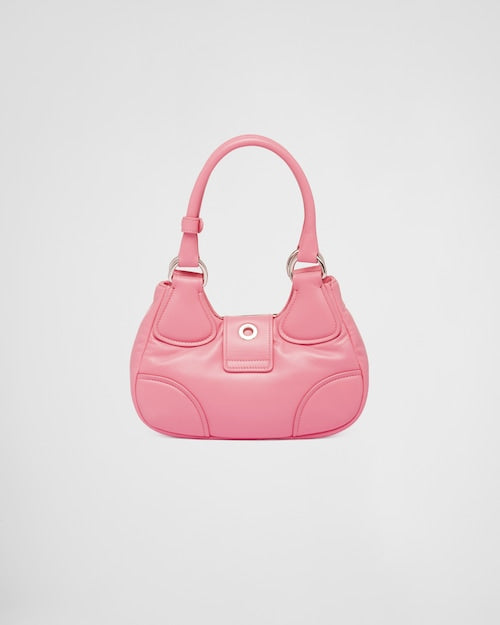 Prada Moon padded nappa-leather bag - Geranium Pink