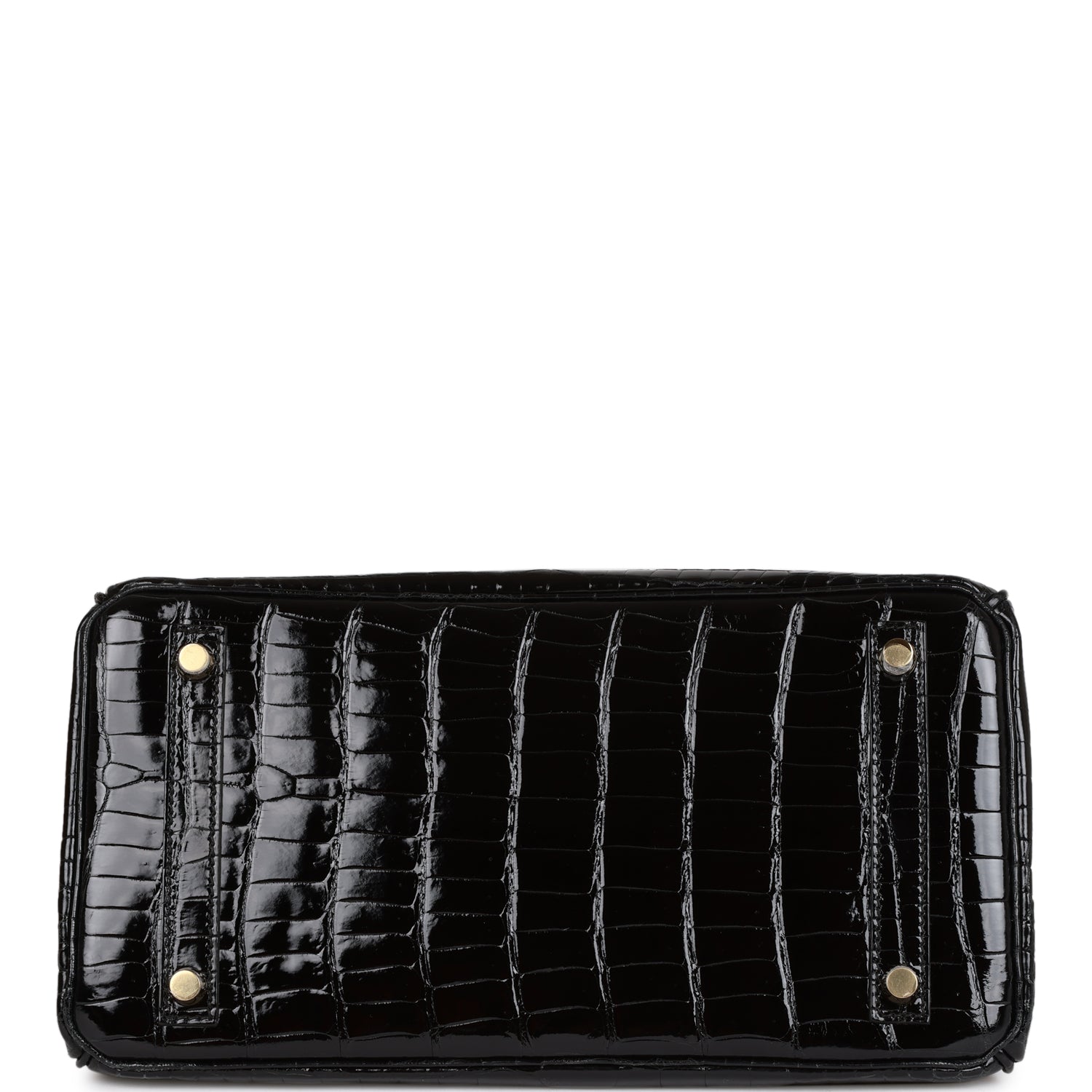 Hermès Birkin 30 Black Shiny Niloticus Crocodile Gold Hardware