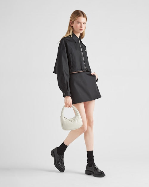 Prada Soft padded nappa leather mini-bag - White