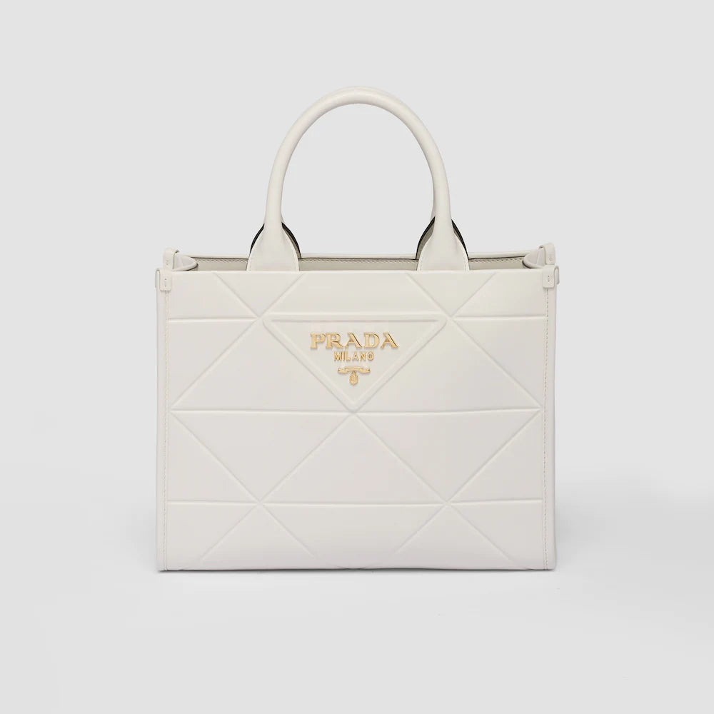 Prada Small leather Symbole bag with topstitching