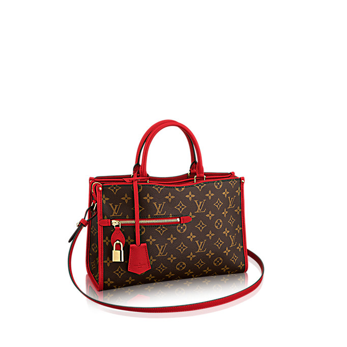 Louis Vuitton Monogram Canvas POPINCOURT PM RED M43433