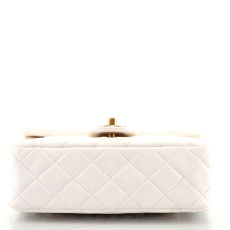 Chanel Pearl Crush Flap Bag Quilted Lambskin Mini