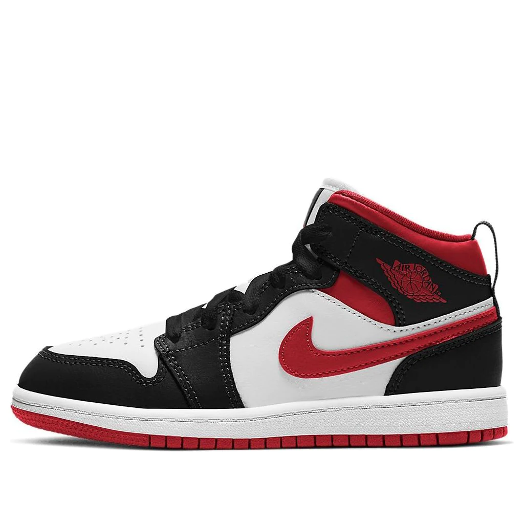 (PS) Air Jordan 1 Mid 'Black Gym Red' 640734-122