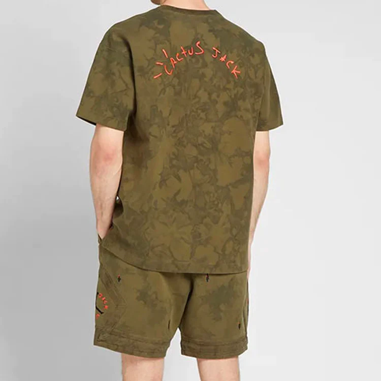 Air Jordan 6 x Cactus Jack by Travis Scott Short-Sleeve T-Shirt 'Medium Olive' CN3433-222