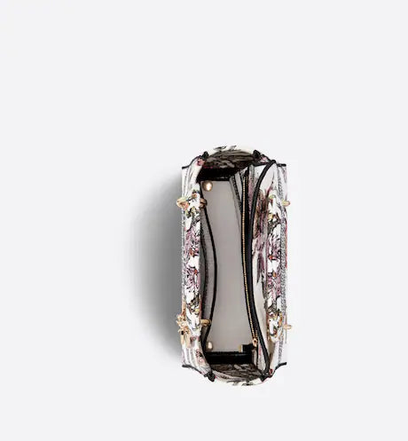 MEDIUM LADY D-LITE BAG Multicolor Dior Jardin Botanique Embroidery