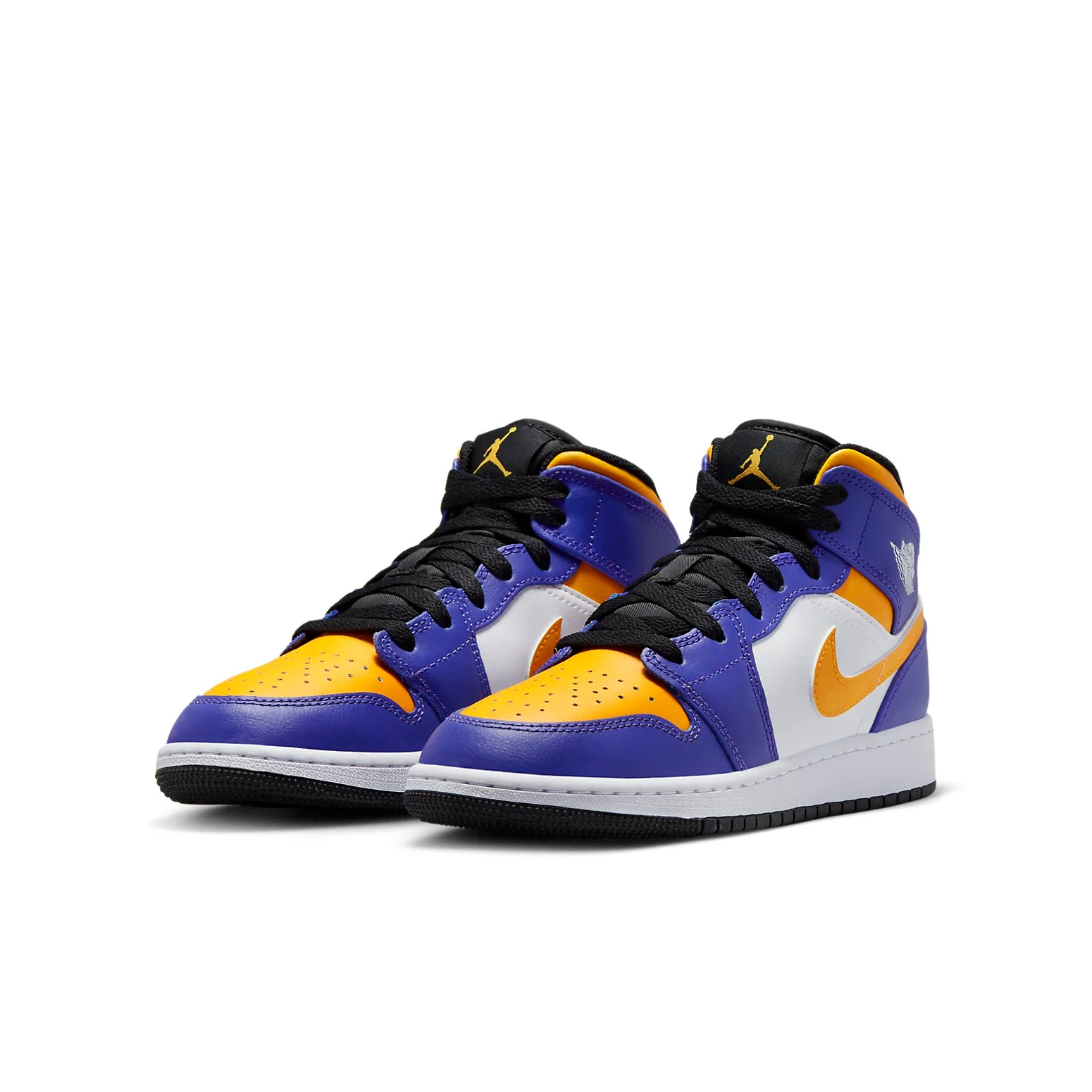 (GS) Air Jordan 1 Mid 'Lakers Purple' DQ8423-517