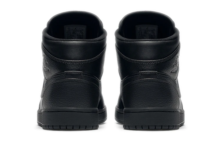 Air Jordan 1 Mid 'Triple Black' 2020 554724-091