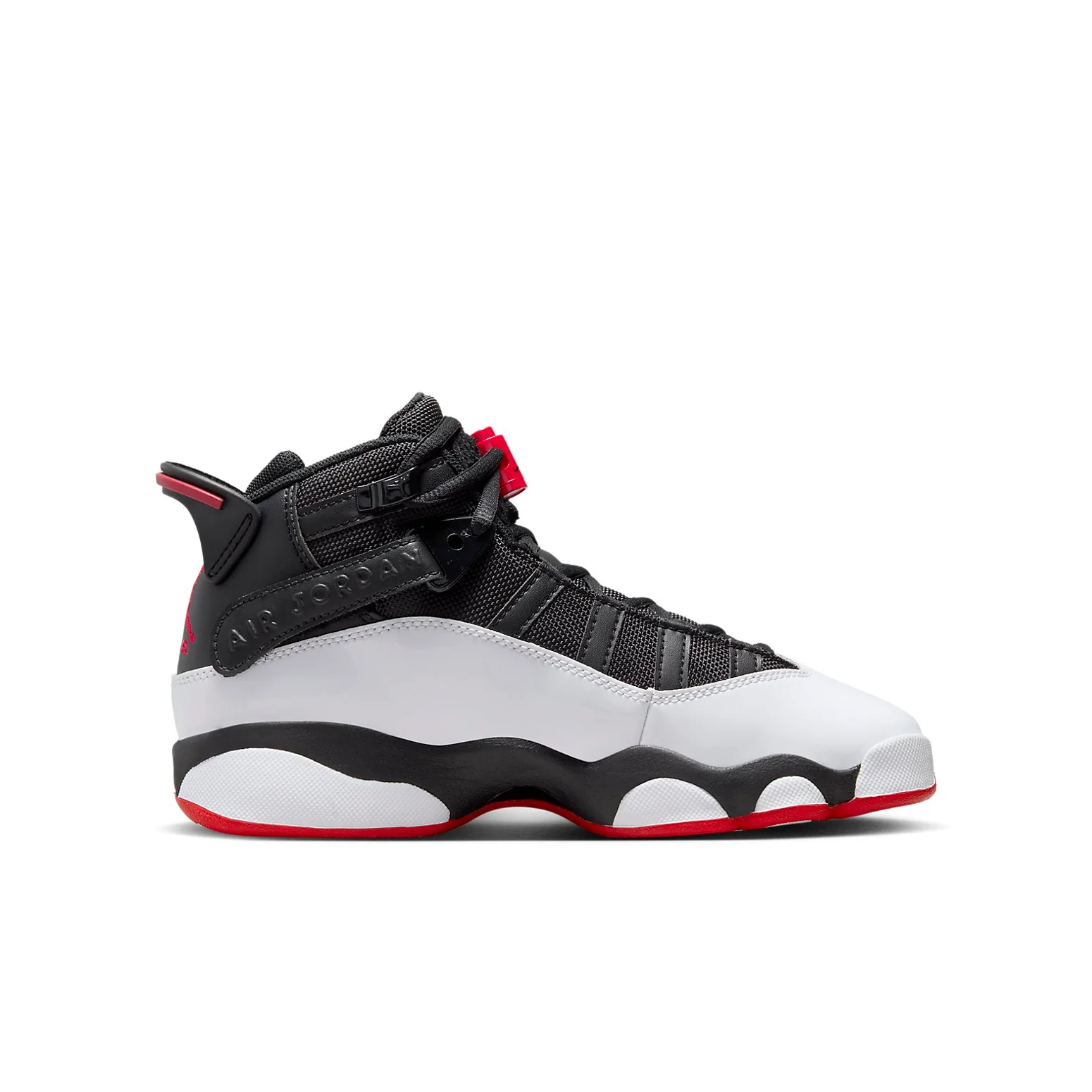 (GS) Air Jordan 6 Rings 'Black Varsity Red' 323419-067