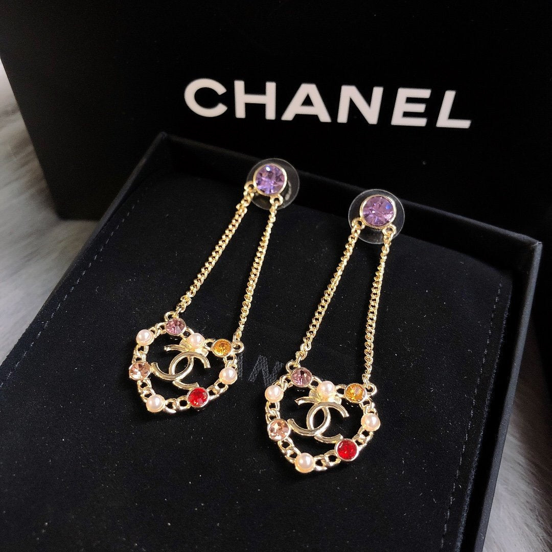 Luxury Pearl Rhinestone Earrings