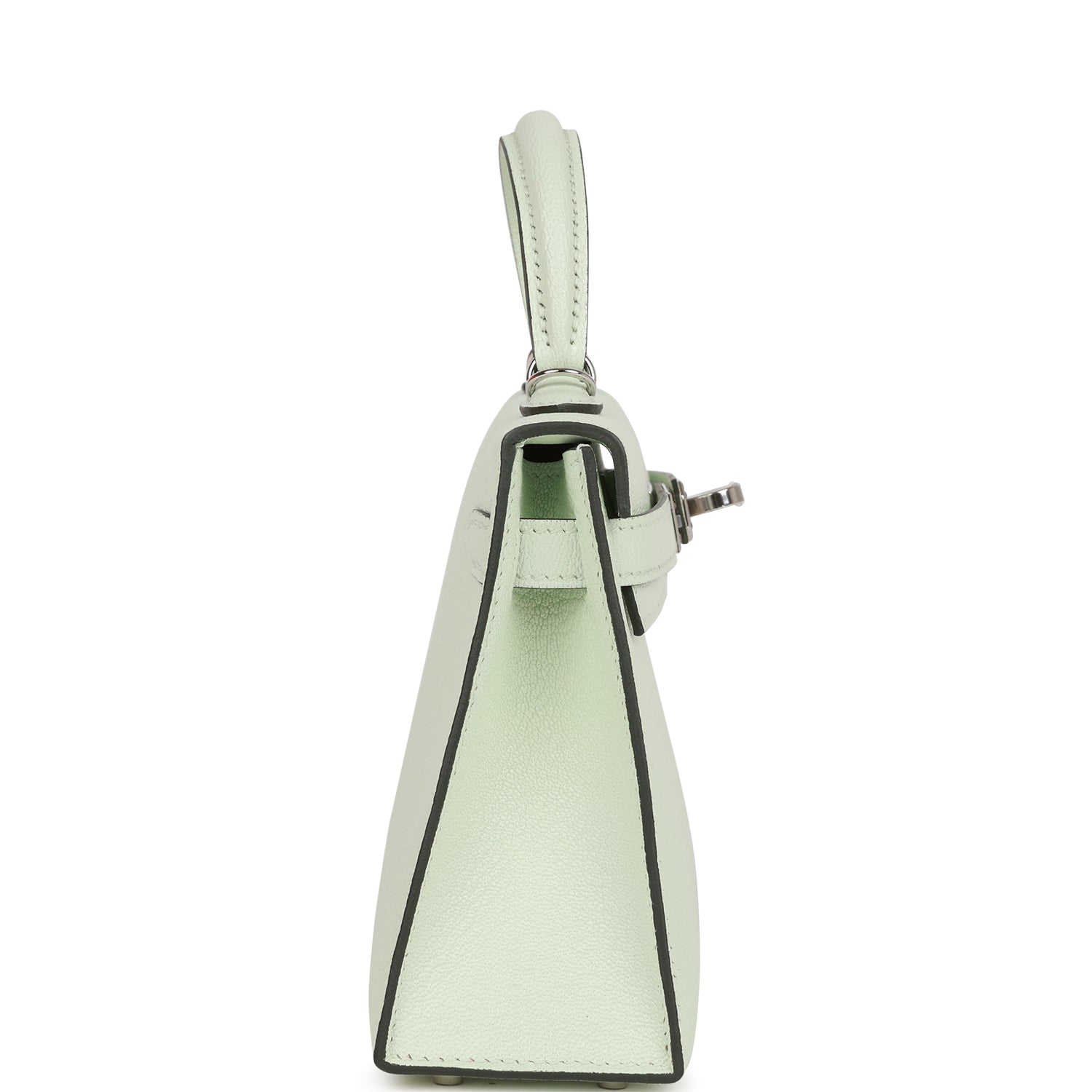 Hermès Kelly Sellier 20 Vert Fizz Chevre Palladium Hardware