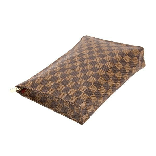 LV Damier Ebene Clutches Brown