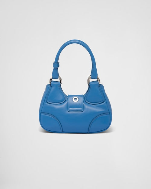 Prada Moon padded nappa-leather bag - Light Blue