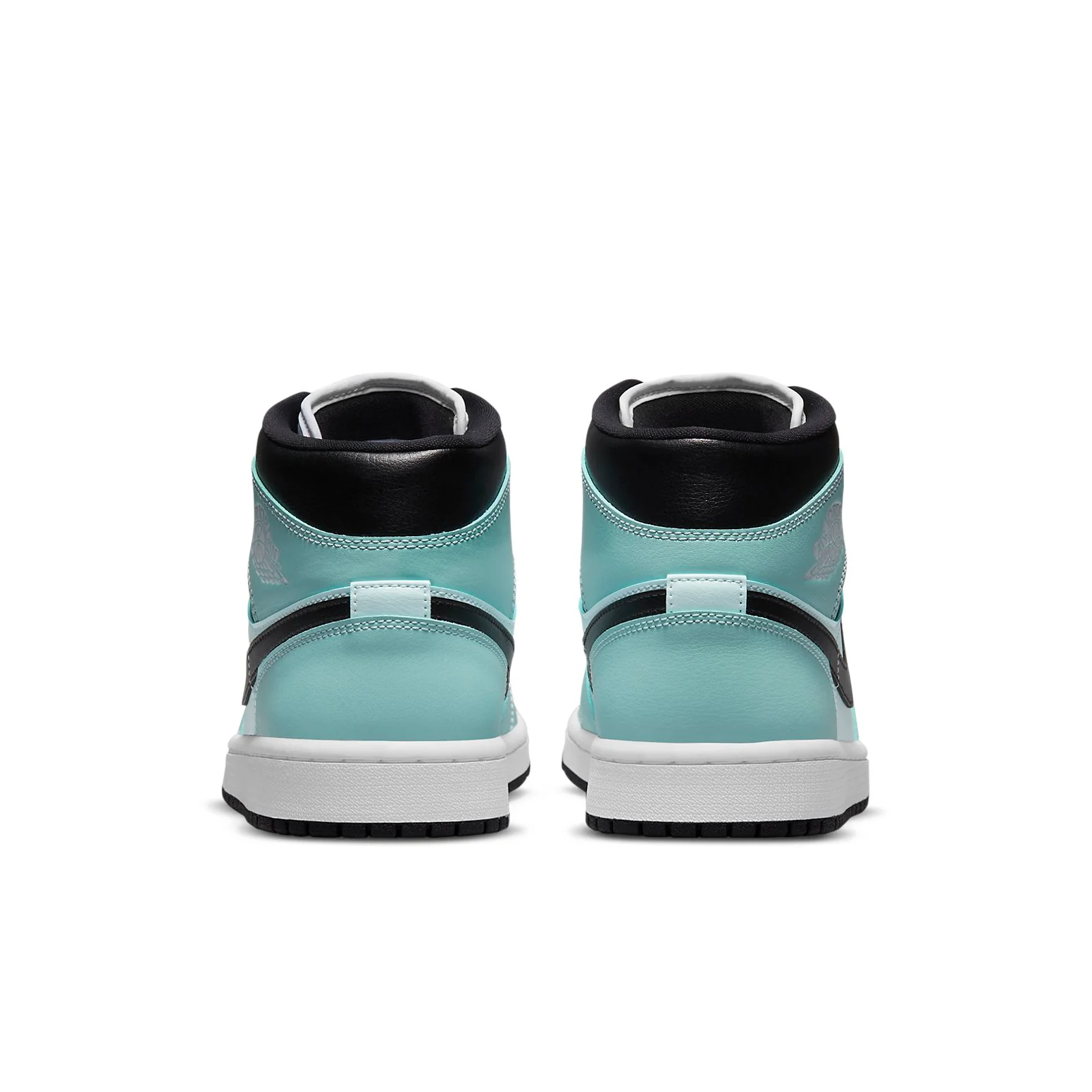 (WMNS) Air Jordan 1 Mid 'Aqua Black' BQ6472-300