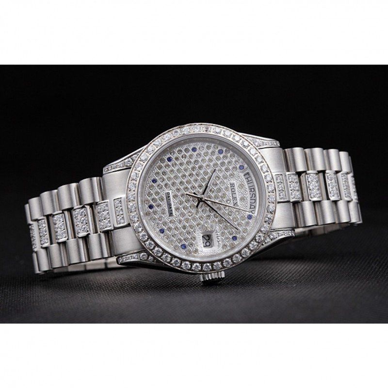 Swiss Rolex Day-Date Diamonds-SRL182 621612