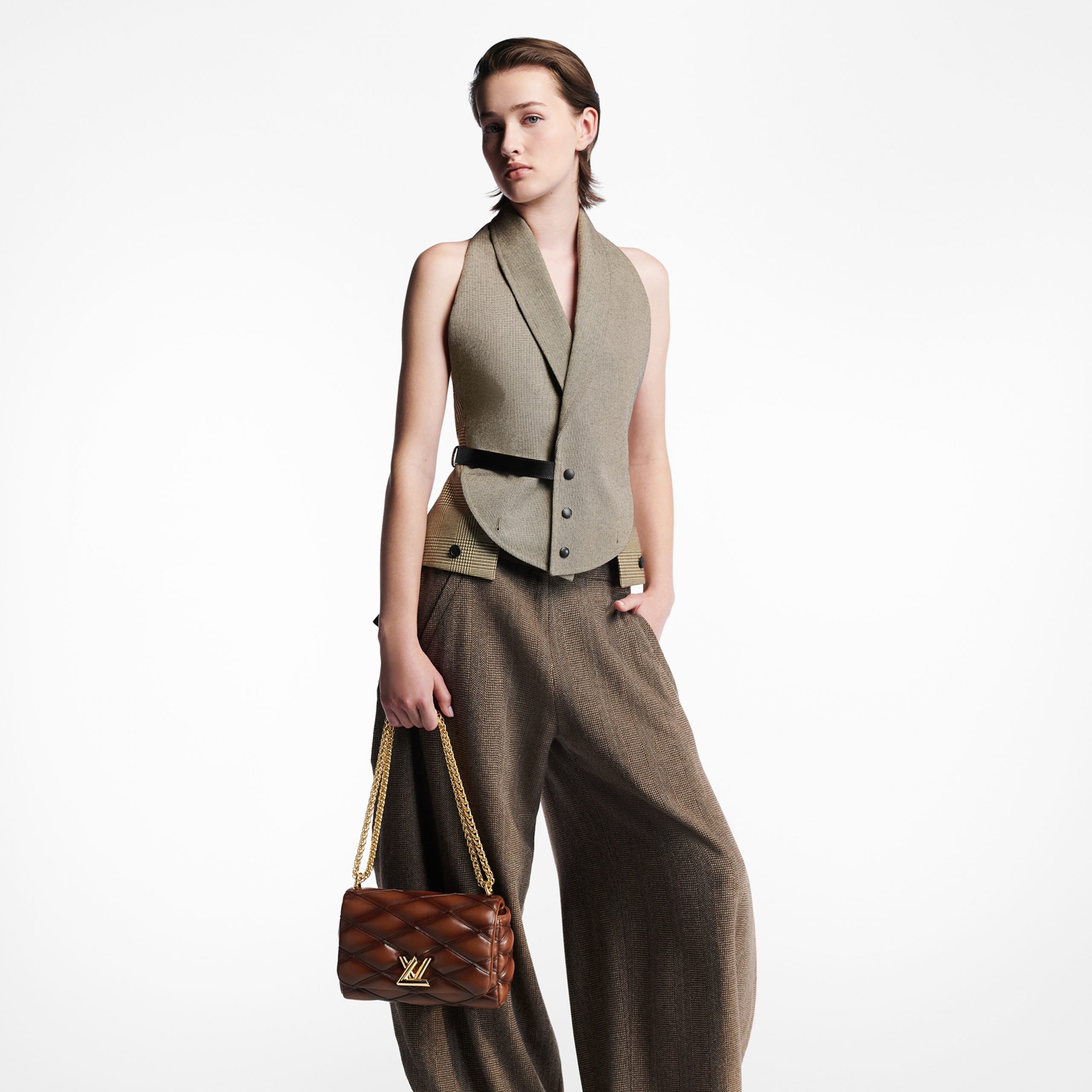 Louis Vuitton M23601 GO-14 MM Smoked Tan