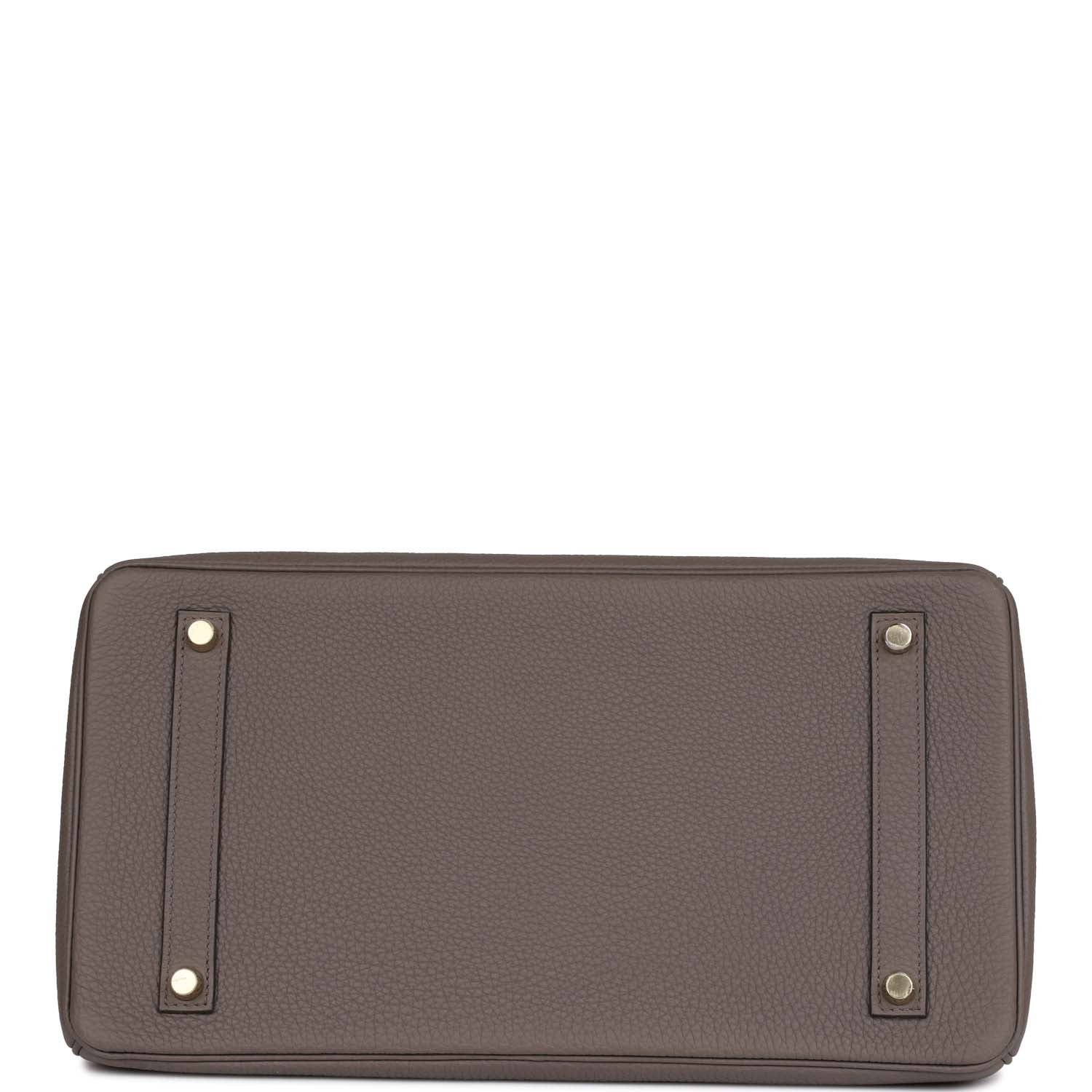 Hermès Birkin 35 Gris Etain Togo Gold Hardware