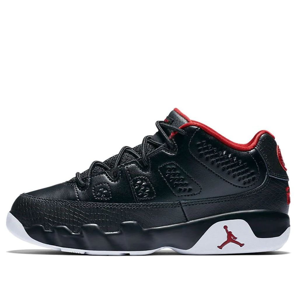 (PS) Air Jordan 9 Retro Low 'Black Red' 833905-001