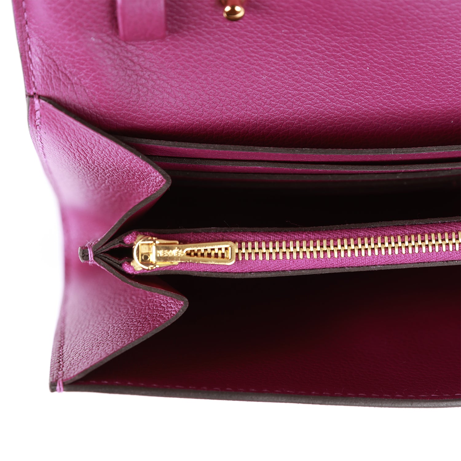 Hermès Constance Wallet To Go Anemone Evercolor Gold Hardware