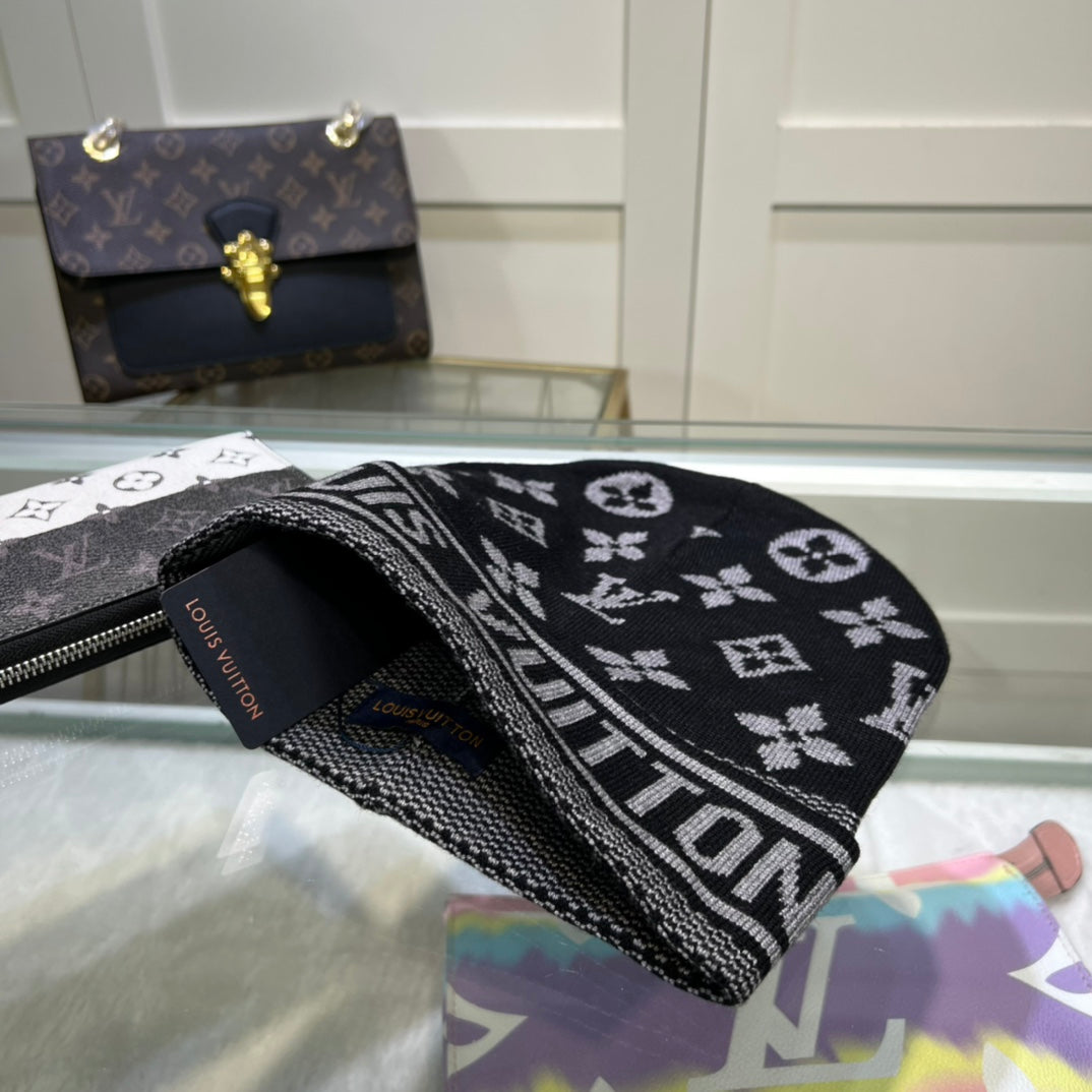 New Trends for Fall/Winter-Fashion flower color wool cap