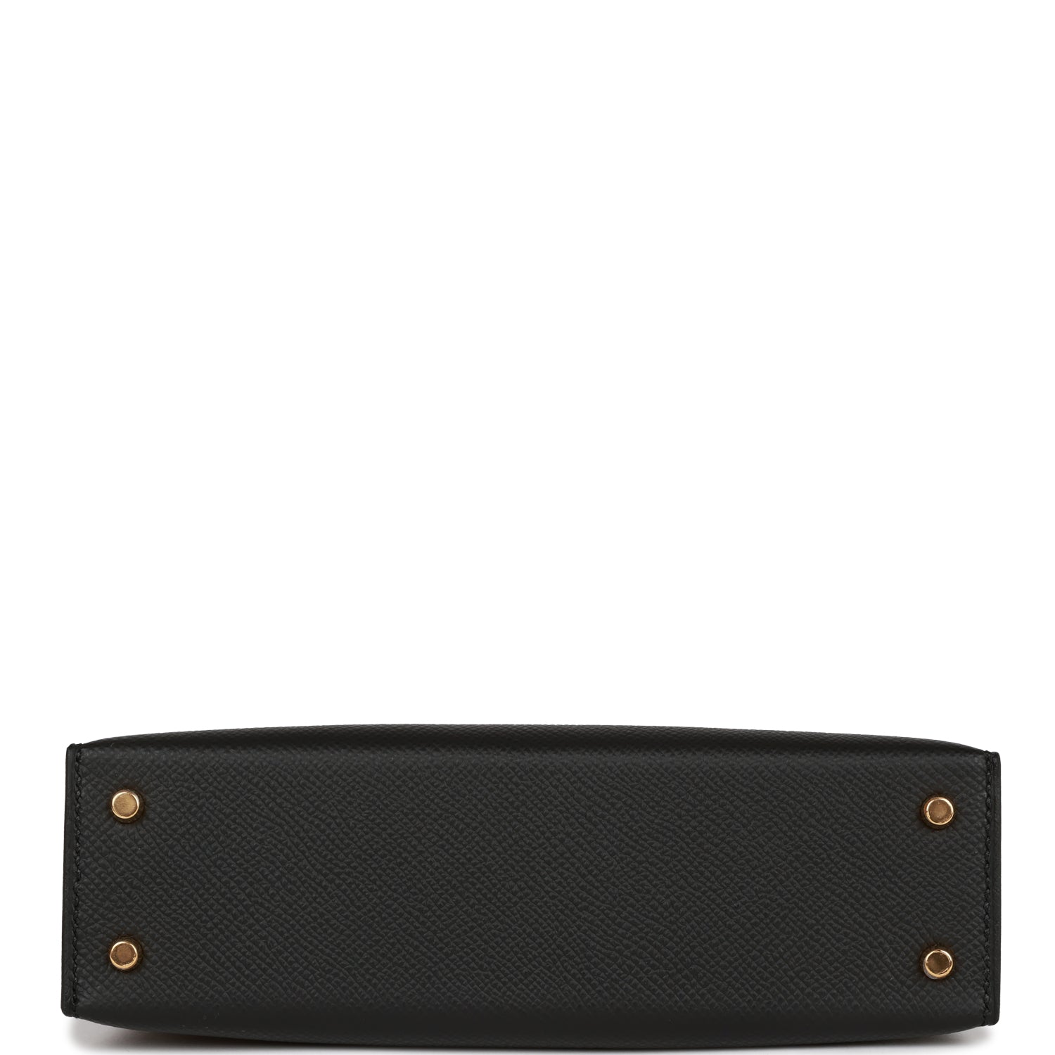 Hermès Kelly Sellier 20 Black Epsom Gold Hardware