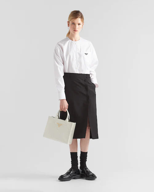 Prada Small leather Symbole bag with topstitching