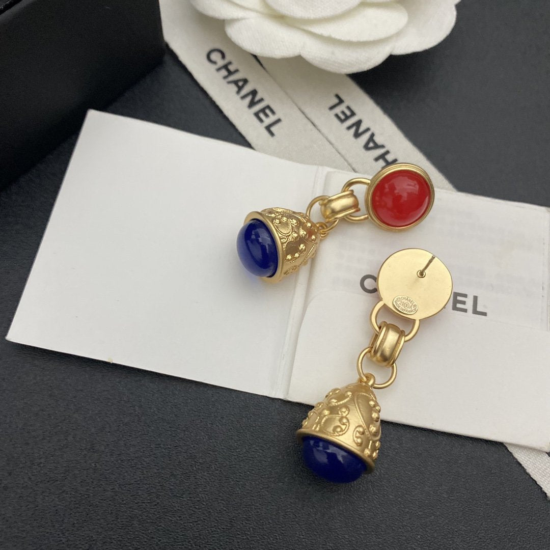 Retro French Bell Earrings