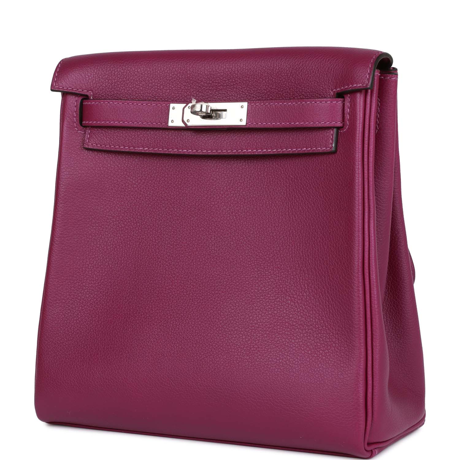 Hermès Kelly Ado Backpack Anemone Evercolor Palladium Hardware