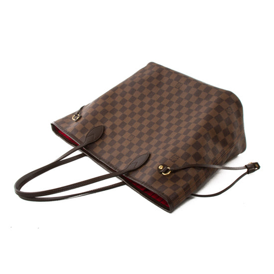 LV N51105 Neverfull MM Shoulder Bag Damier Ebene Canvas