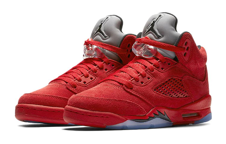 (GS) Air Jordan 5 Retro 'Red Suede' 440888-602