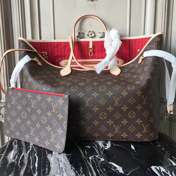 LV M41179 Neverfull GM Shoulder Bag Monogram Canvas