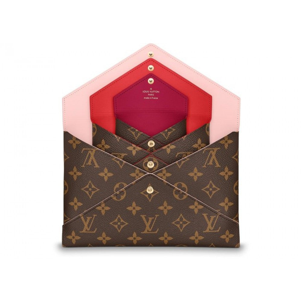 LV M62034 Pochette Kirigami Monogram Brown
