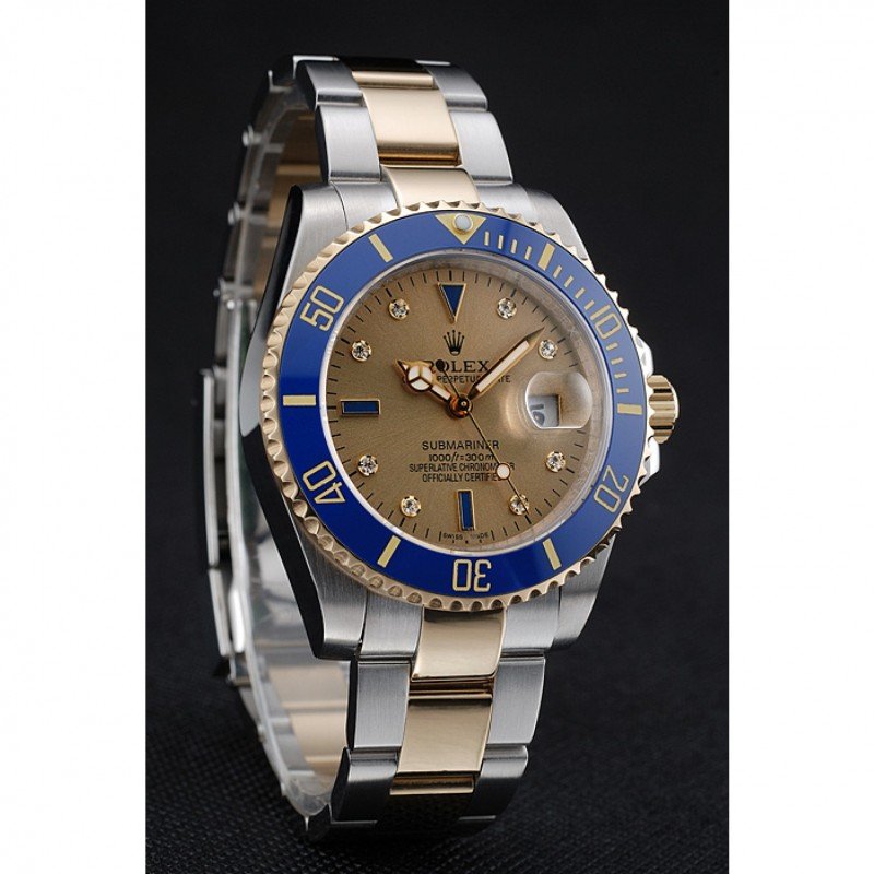 Replica Rolex Submariner 42mm Gold Dial rl55