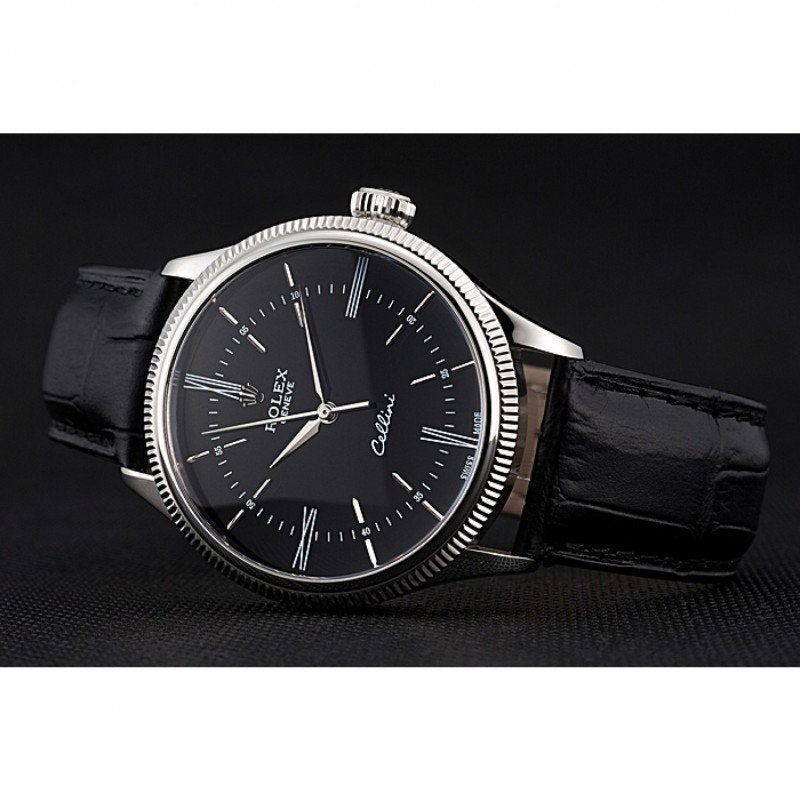Superclone Rolex Cellini 39mm Black Dial 622654