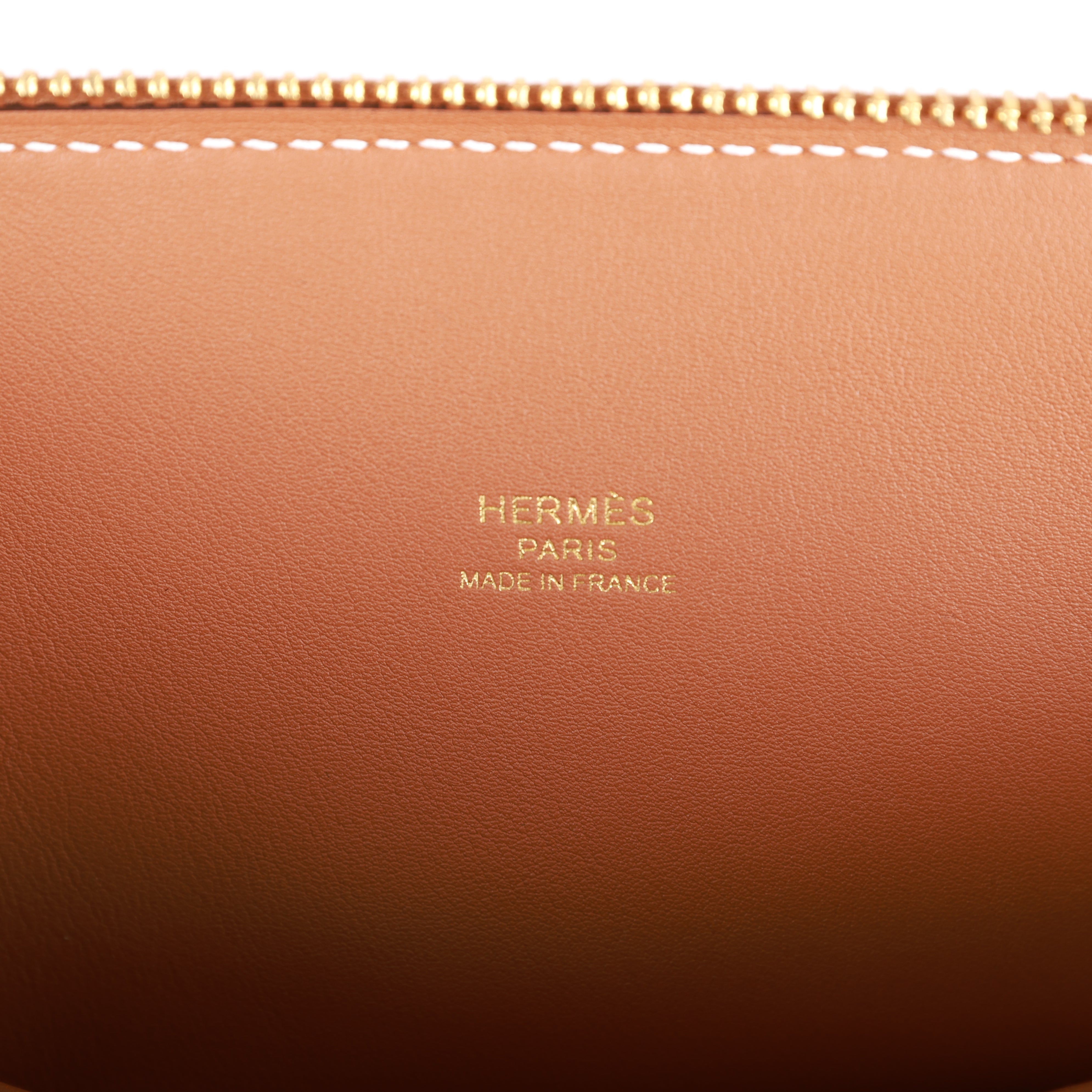 Hermès 1923 Bolide 25 en Desordre Gold Epsom Gold Hardware