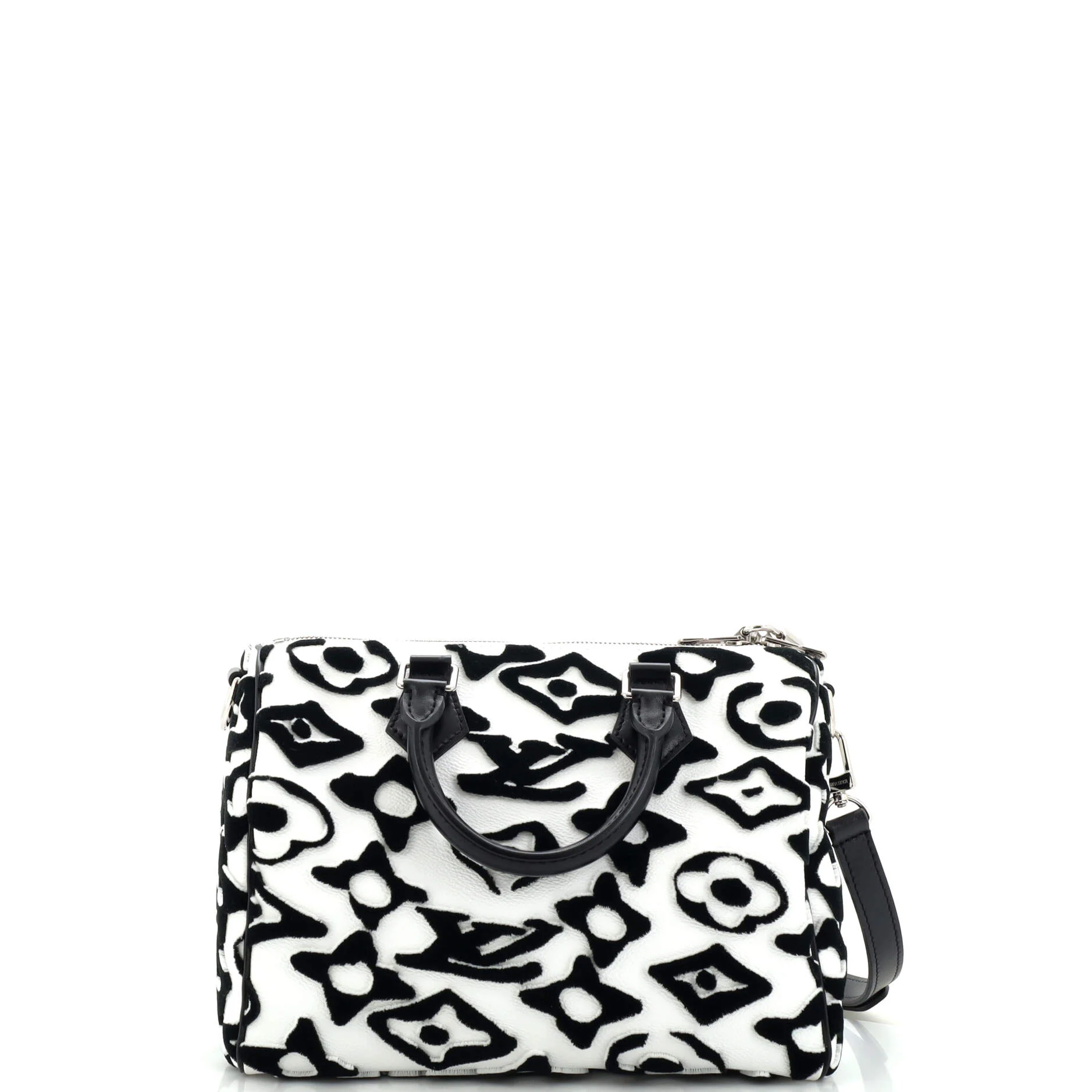 Speedy Bandouliere Bag Limited Edition Urs Fischer Tufted Monogram Canvas 25