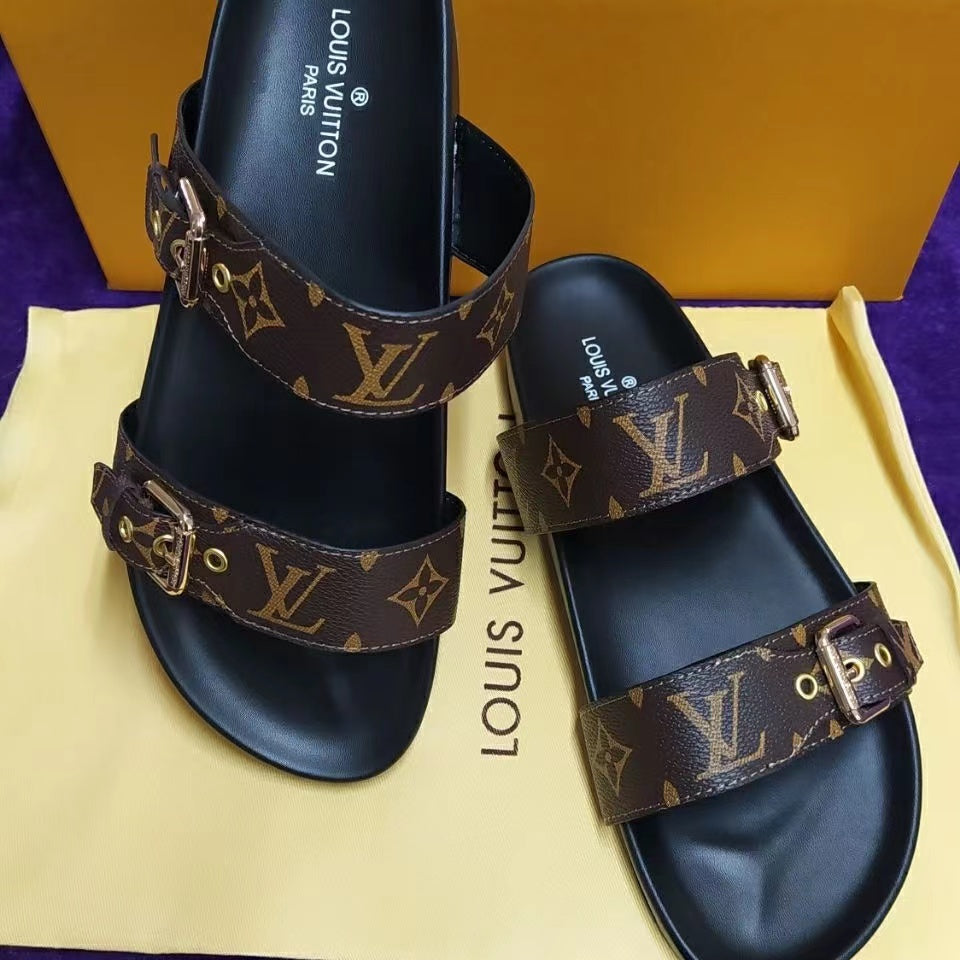 LV SLIDES SANDALS